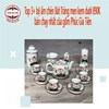 Top 3+ bộ ấm chén Bát Tràng men kem dưới 890K bán chạy nhất của gốm Phúc Gia Tiên