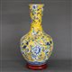 Bình sứ phong thủy vẽ hoa dây- cao 70cm